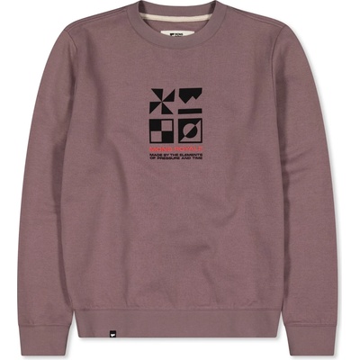 Mons Royale Дамски вълнен пуловер Mons Royale Women's Inversion Merino Crew Merino jumper - Antler - размер XL (105-7172-0115)