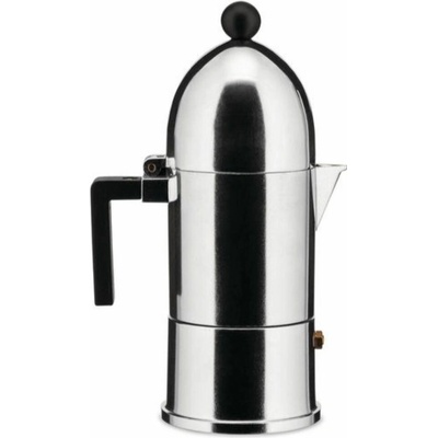 ALESSI La Cupola kanvička na kávu, 3 šálky, hliníková A9095/3 B