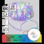 Aigostar Aigostar-LED външна коледна гирлянда с 100 LED, 8 режима, 3xAA, 10, 3m, IP44, многоцветна (AI3111)