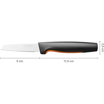 Fiskars Нож за белене с право острие Functional Form New (FS 1057544)