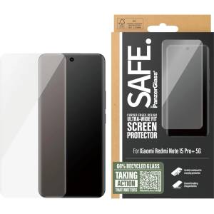 Safe Стъклен протектор SAFE - Redmi Note 15 Pro+, UWF, прозрачен (5715685037207)