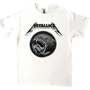 Metallica Black Album Poster White S Риза (METTS80MW01)