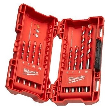 MILWAUKEE 4932471193 sada vrtáků do betonu 8-dílná sada 4-10mm, PH box 4932471193