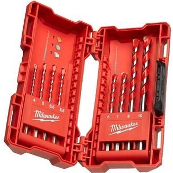MILWAUKEE 4932471193 sada vrtáků do betonu 8-dílná sada 4-10mm, PH box 4932471193