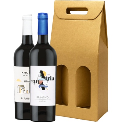 Di Camillo Primitivo darčekový set vín (set 1 x 0.75 l, 1 x 0.75 l, 1 x 1.5 l)