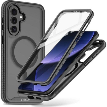 Tech-Protect Magsafe Калъф за Samsung A57, Tech-Protect Defense 360 Case, Черен (5906302390977)
