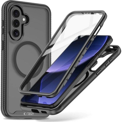 Tech-Protect Magsafe Калъф за Samsung A57, Tech-Protect Defense 360 Case, Черен (5906302390977)