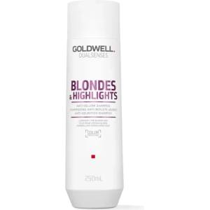 Goldwell Шампоан за коса Goldwell Dualsenses Blondes & Highlights, против жълти оттенъци, 250 мл