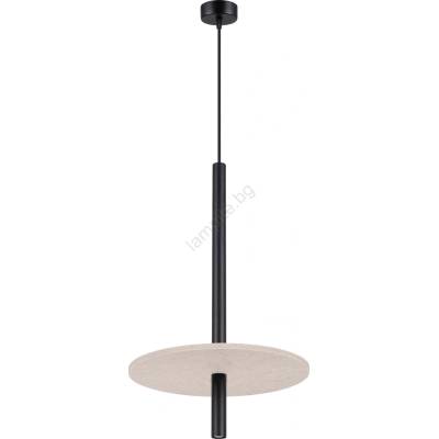 Sollux SL. 1879 - Пендант на кабел FELTRO 1xG9/8W/230V черен/кремав (SLX1559)