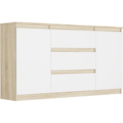 Framire Komoda se zásuvkami a skříňkami Sonoma Mix 140 x 40 x 76 cm Modern R140S3