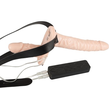 You2Toys Strap-on Duo - двоен вибриращ страпон пенис