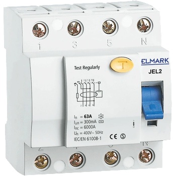 ELMARK ДЕФЕКТНОТОКОВА ЗАЩИТА jel2 4p 20a/30ma sigma (40492s)