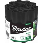 Bradas Бордюр от пластмаса декоративен 20cм x 9м черен (OBFBK 0920)