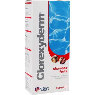 Werfft clorexyderm Forte šampon pro psy kočky 200 ml