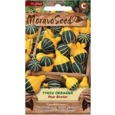 Semínka MoravoSeed Tykev okrasná PEAR BICOLOR, žluto-zelená 00891