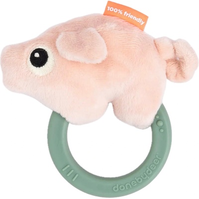 Done by Deer Сензорна дрънкалка и гризалка Done by Deer - Pigee, colour mix (4353797)