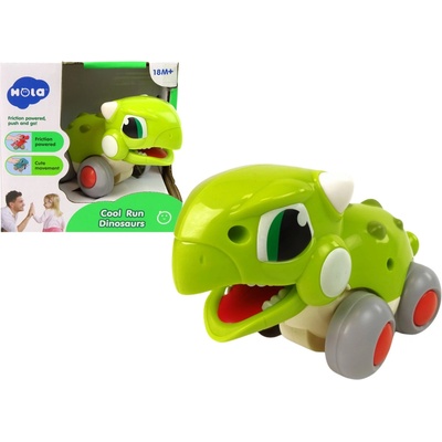 Mamido Dinosaurus na kolieskach zelená