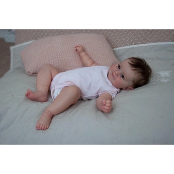 reborn Zhixia 49cm Baby Dolls baby doll realistické ručně vyrobené měkké silikonové vinylové