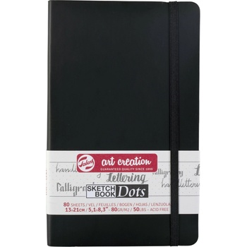 Talens Art Creation Sketchbook v pevnej väzbe bodkovanej stránky 80g 80 listov 13 x 21