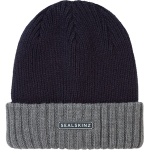 Sealskinz Зимна шапка (beanie) Sealskinz Bacton Beanie - Navy / Grey - размер XXL (904-0847-0113)