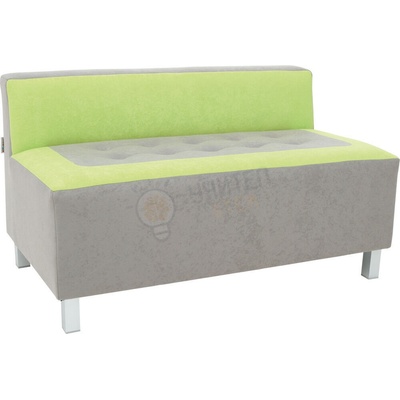Полша Диван Premium сиво-зелен