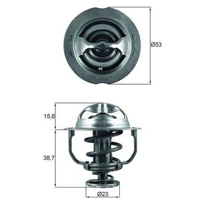 Termostat, chladivo MAHLE TX 200 90D