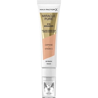 Max Factor Krémový korektor Miracle Pure Eye Enhancer Concealer 03 Peach 10 ml
