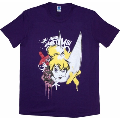 Tričko Tinker Bell Graffiti Fialová