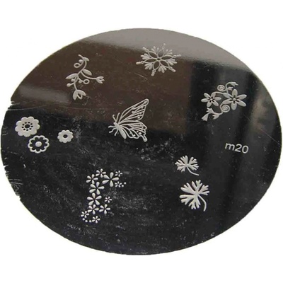 Destička na potisk nehtů m20 – Zboží Dáma