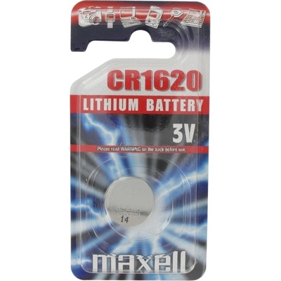 Maxell Батерия литиева Maxell CR1620, 3V, 1 бр (CR1620)