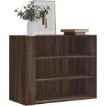 vidaXL Стенен шкаф, кафяв дъб, 75x35x60 см, инженерно дърво (848422)
