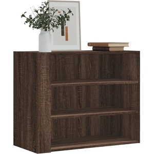 vidaXL Стенен шкаф, кафяв дъб, 75x35x60 см, инженерно дърво (848422)