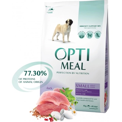 Optimeal Superpremium pre dospelých psov malých plemien kačka 4 kg
