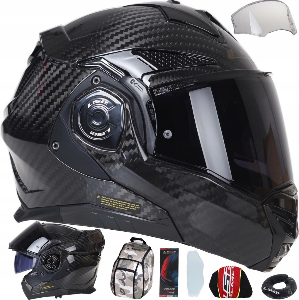 LS2 FF901 ADVANT X SOLID CARBON