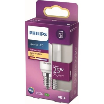 Philips 8718699771959 LED žárovka 1x3,2W E14 250lm 2700K teplá bílá, matná bílá, do lednice