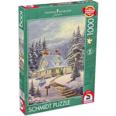 Schmidt Spiele Пъзел Schmidt от 1000 части - Коледна вечер (59935)