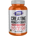 NOW NOW Creatine Monohydrate 750 mg, 240 Veg Capsules