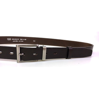 Penny Belts kožený opasek 30-100-2-40 tmavě hnědý