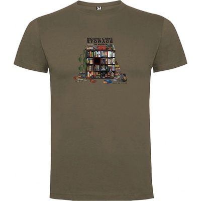 TLAMA games t shirt Storage 3D Puzzle ořechová hnědá