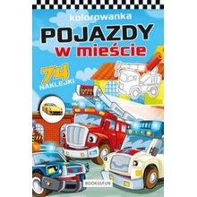 Pojazdy w mieście plus naklejki