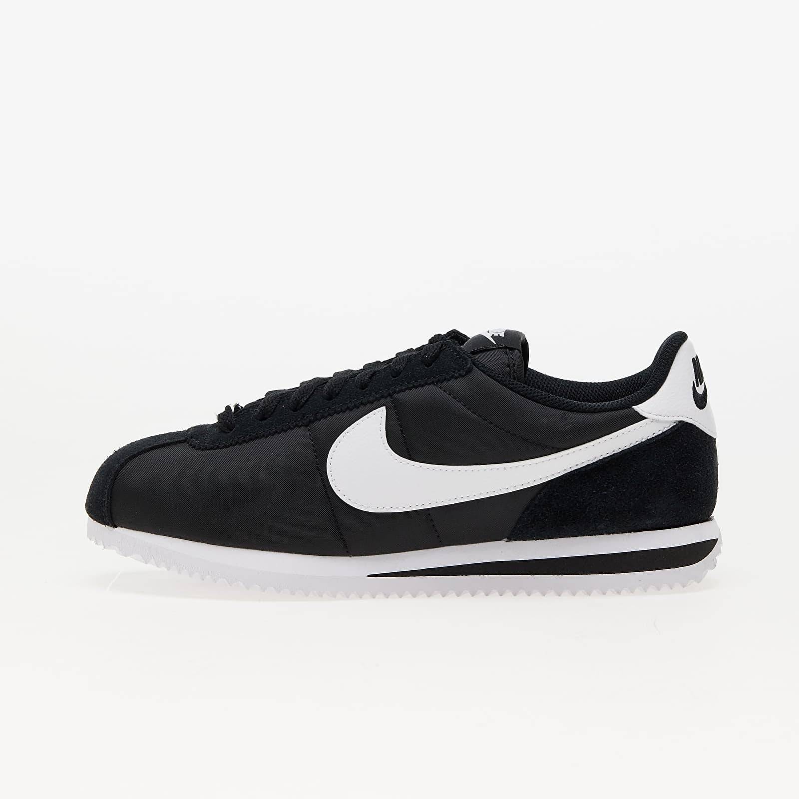 nike leather white cortez sneakers