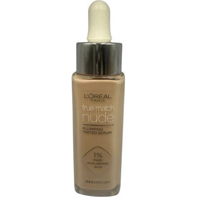 L'Oréal Paris True Match Nude Plumping Tinted Serum make-up na všetky typy pleti 0,5-2 Very Light 30 ml