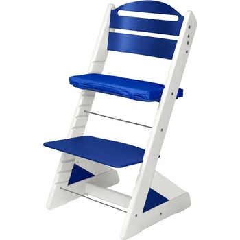 Jitro rostoucí židle Plus bílo modrá
