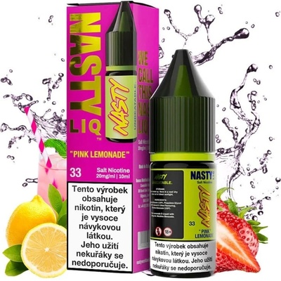 Nasty LIQ Salt Pink Lemonade 10 ml 10 mg
