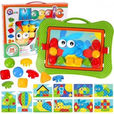 Teddies Mozaika klobouček 4cm hladký 26 ks