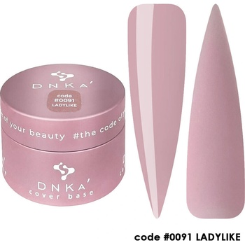 DNKa Цветна каучукова основа DNKa 0091 LadyLike 30 мл (DNKA0091-30)