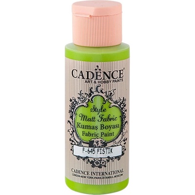 Cadence Matt textilná farba zelená 59 ml