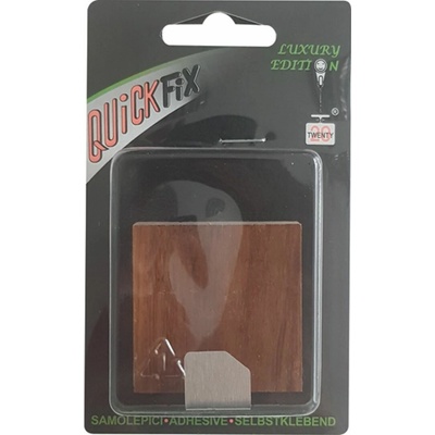 QuickFix Háček Luxury Edition typ 26 dřevo blistr, 1ks