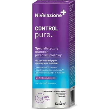 Nivelazione Control Pure špecializovaný šampón proti lupinám pre ľudí s pretrvávajúcimi lupinami 100 ml