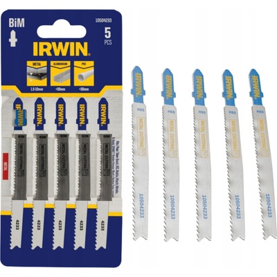 IRWIN List pil.přím. sada HSS-T123X 100 kov 5ks